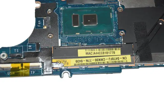Alt view image 4 of 5 - Dell Latitude 7389 Intel Core i5-7300U 2.6GHz Laptop Motherboard 4T8FJ
