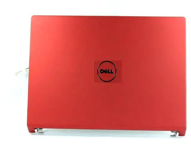 Alt view image 2 of 5 - Dell Studio 1555 1557 1558 15.6 Inches LCD Back Cover Assembly w/Hinges Red 6PNWT 06PNWT