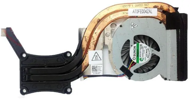 Alt view image 3 of 3 - Dell Latitude E6420 CPU FAN and Heatsink Assembly NVIDIA TYP01