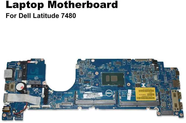 Alt view image 2 of 6 - Dell Latitude 7480 Intel Core i5-6300U 2.4GHz Laptop Motherboard YF9VM