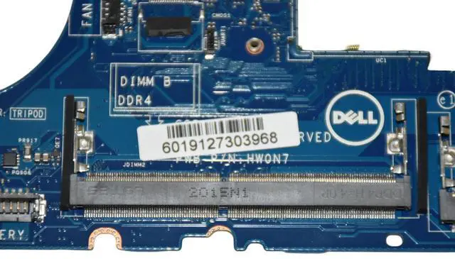 Alt view image 4 of 6 - Dell Latitude 7480 Intel Core i5-6300U 2.4GHz Laptop Motherboard YF9VM