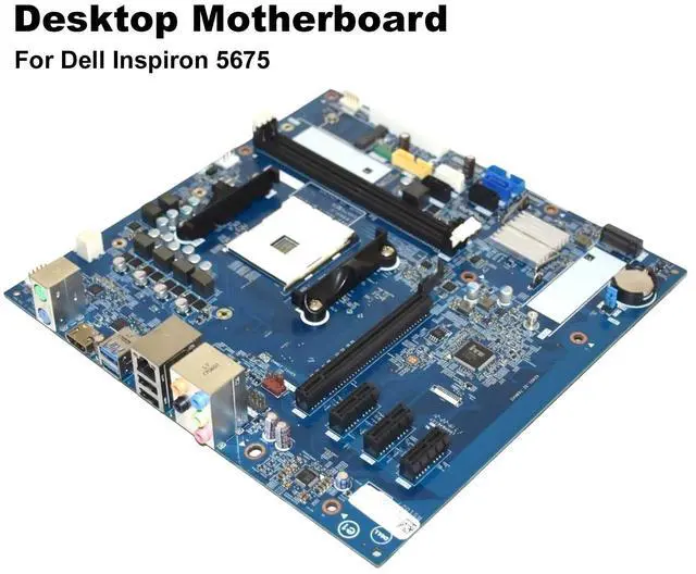 Alt view image 2 of 6 - Dell Inspiron 5675 AM4 Red Skull Bristol 16542-1 DDR4 Desktop Motherboard XFRWW