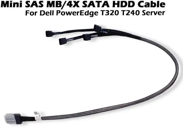 Alt view image 5 of 9 - Dell PowerEdge T320 T240 Server Mini SAS MB/4X SATA HDD Cable VPFJC