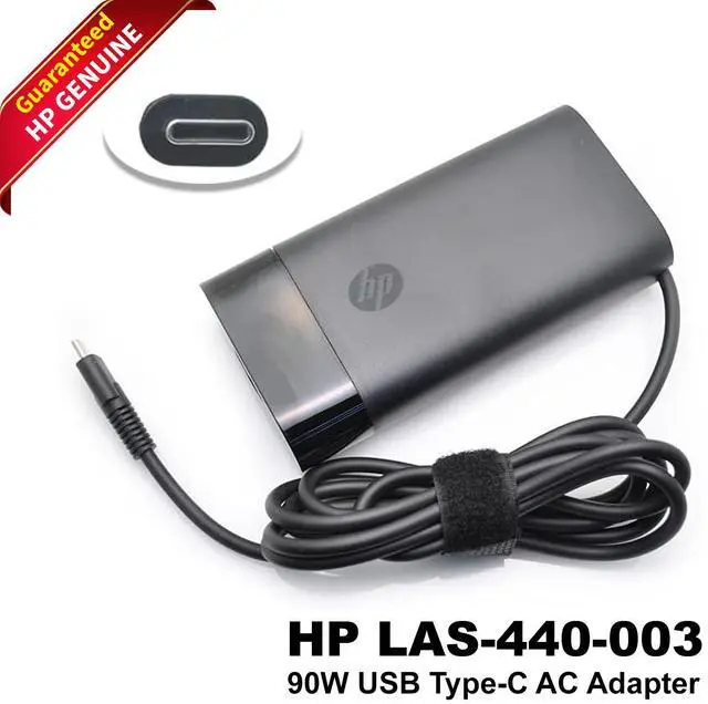 Alt view image 3 of 8 - Genuine 90W USB-C AC Adapter For HP ENVY 15-fe 15-ew 17-cr 17-cw 904144-850