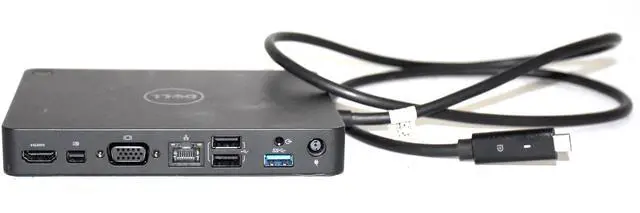 Alt view image 7 of 7 - Dell WD15 USB Type-C Docking Station 5FDDV
