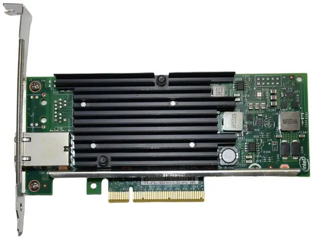 Alt view image 4 of 7 - Intel X540-T1 X540T1BLK 1-Port 10GbE Ethernet Converged Network Adapter