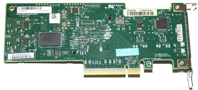 Alt view image 6 of 7 - Dell LSI 9210-8I 8-Port 6GB/S PCI-E SAS/SATA Low Profile RAID Controller, 2 Mini-SAS SFF8087 Internal Connectors, GKPW4