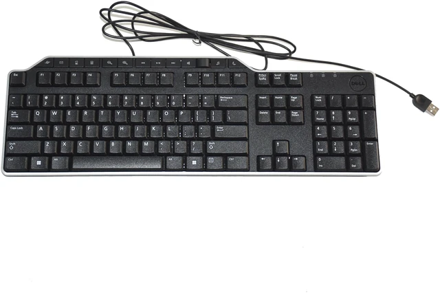 Alt view image 5 of 8 - Dell KB813-BK-US Keyboard with Smart Card Reader - USB - 104-Keys - Black