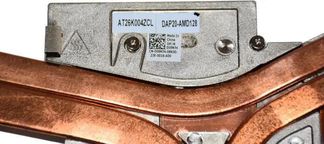 Alt view image 7 of 7 - 59N74 Dell Precision 7740 Genuine OEM Heatsink Fan Assembly