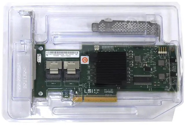 Alt view image 8 of 8 - LSI MegaRAID Internal  Low-Power SATA/SAS 9240-8i 6Gb/s PCI-Express 2.0 RAID Controller Card, Single--Avago Technologies