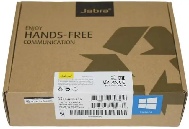 Alt view image 7 of 8 - Jabra Biz 2400 II USB Duo BT Wired Headset