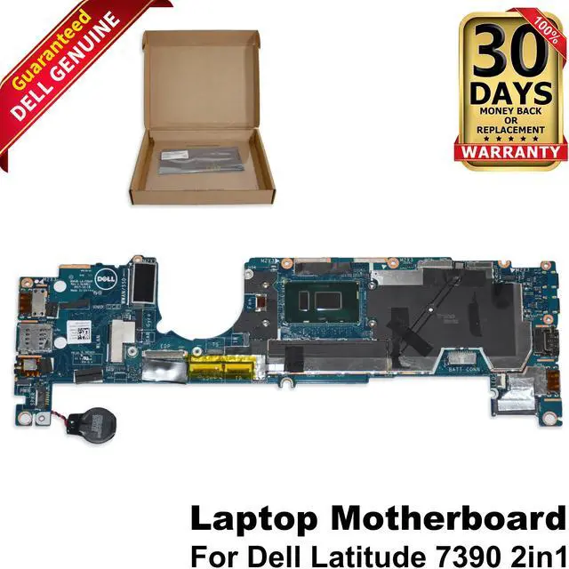 Alt view image 2 of 8 - XMNM2 Latitude 7390 Motherboard w/ i5-8250u CPU 8GB