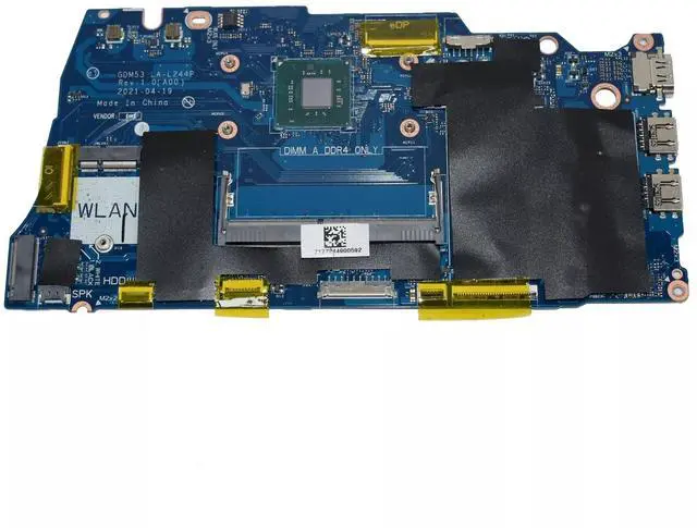 Alt view image 4 of 7 - Dell Inspiron 15 3510 Intel Celeron N4020 Laptop Motherboard NCXC4
