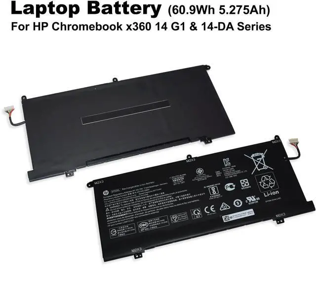 Alt view image 4 of 7 - SY03XL New Battery for HPChromebook X360 14 G1 / X360 14-DA / X360 14-DA0011DX / X360 14-DA0021NR Series HSTNN-DB8X L29913-221 L29913-2C1 L29959-002 L29959-005