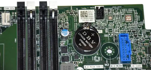 Alt view image 6 of 8 - Dell 4H8YK Optiplex 7000 SSF (Small Form Factor) Desktop Motherboard - Intel FCLGA1700 Socket - Q670 Chipset - 4-Slot DDR4 Compatible Memory - 1.0GbE - M.2 PCIe NVMe Gen 4 / SATA AHCI