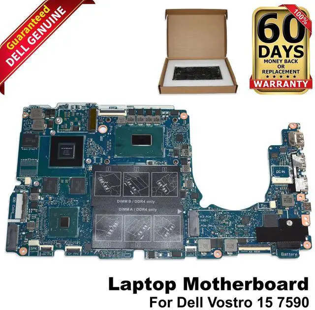 Alt view image 2 of 6 - NBL_N15_MB Dell Inspiron 7590 Intel Core I7-9750H Geforce GTX1050 3GB Motherboard M01WJ Laptop Motherboards