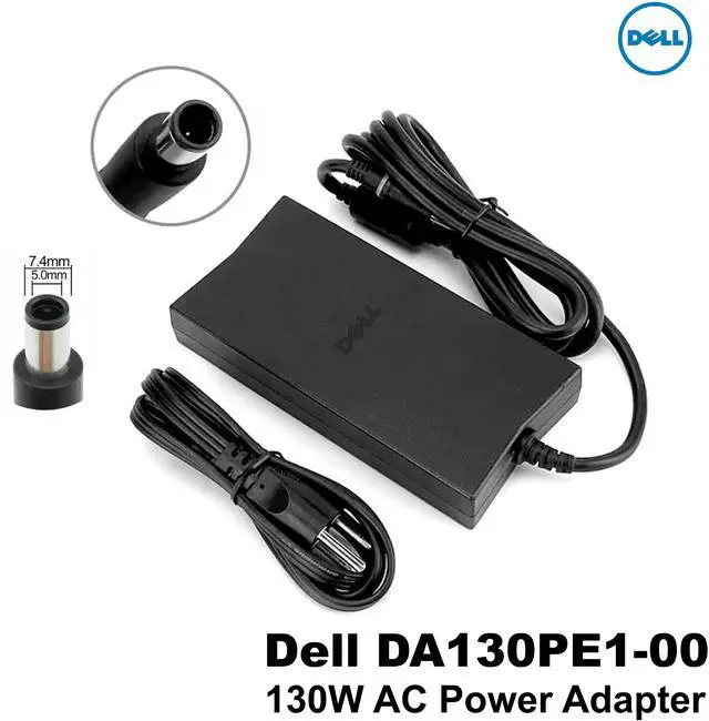 Alt view image 2 of 5 - Dell DA130PE1-00 130W 6.7A 19.5V 7.4mm AC Power Adapter WRHKW 0WRHKW