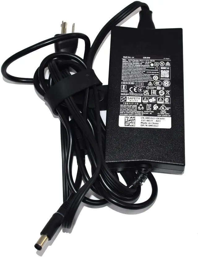 Alt view image 5 of 5 - Dell DA130PE1-00 130W 6.7A 19.5V 7.4mm AC Power Adapter WRHKW 0WRHKW