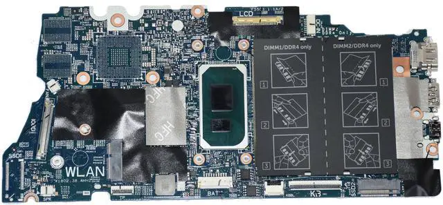 Alt view image 4 of 7 - Dell Inspiron 5406 2-IN-1 Intel Core I3-1115G4 CPU Laptop Motherboard 3NRG2 Laptop Motherboards