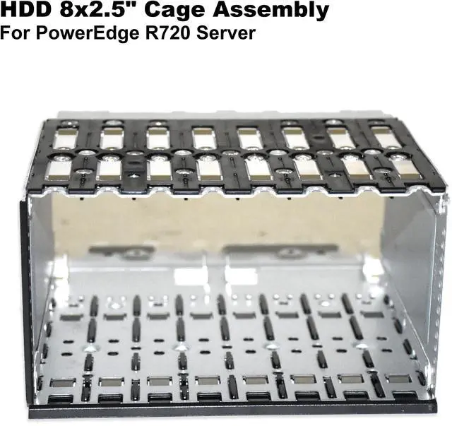 Alt view image 4 of 8 - for Dell PowerEdge R720 R820 N2R9K 0N2R9K Server HDD 8 X 2.5 Inch Cage 16 BAY HDD Backplane Cage Hard Drive Expand Cage