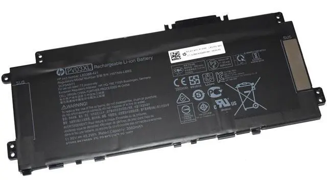 Alt view image 4 of 6 - L43267-005_UB Genuine HP Envy 17-CG 15T-DR 15Z-DS 55.67WH 15.12V 3470MAH Battery L43267-005 Laptop Batteries