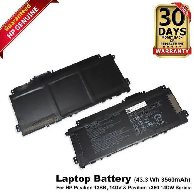 Alt view image 2 of 6 - L83393-005 - HP BATT 3C 43Wh 3.75Ah LI