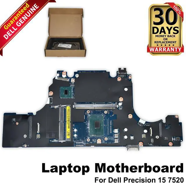Alt view image 2 of 6 - Dell Precision 15 7520 Intel i7 Quad Core 2.8GHz CPU Laptop Motherboard 56F9R