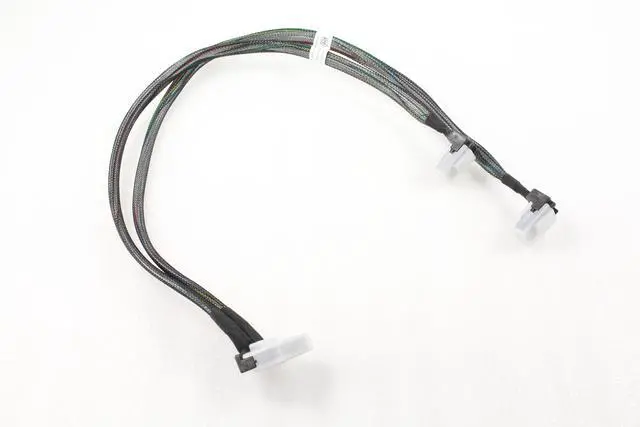 Alt view image 3 of 5 - Dell PowerEdge R720xd PCIe X8 TO BackPlane Dual Mini SAS Cable MJCP4