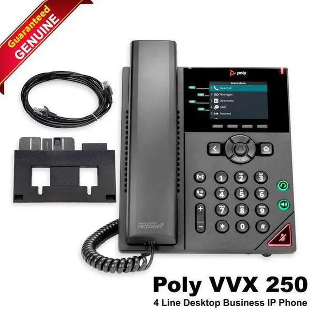 Alt view image 2 of 8 - Polycom Poly VVX 250 - 2200-48822-025
