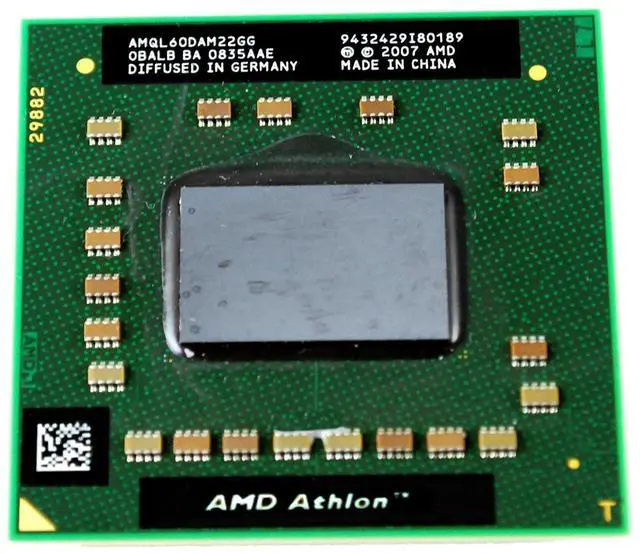 Alt view image 5 of 5 - QL-60 AMD Athlon 64 X2 1.90GHZ S1G2 2-CORE Laptop CPU Processor AMQL60DAM22GG Laptop Processors