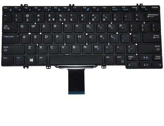 Alt view image 6 of 7 - Dell Latitude 5289 7280 5280 7380 Laptop Keyboard No BL 1TC47