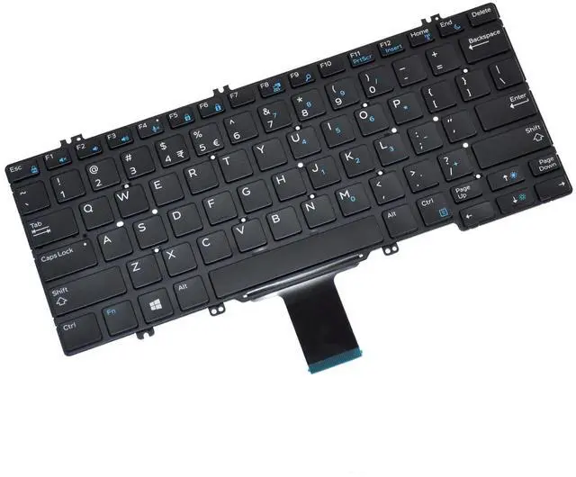 Alt view image 4 of 7 - Dell Latitude 5289 7280 5280 7380 Laptop Keyboard No BL 1TC47