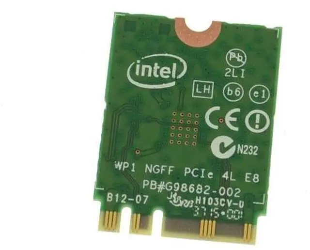 Alt view image 7 of 7 - Intel Dual Band Wireless-AC 3160 Wifi & Bluetooth Card 0N2VFR N2VFR
