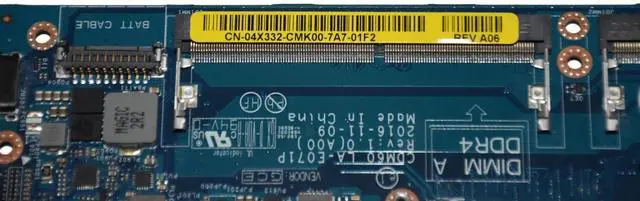 Alt view image 8 of 9 - CDM60 LA-E071P 4X332 Laptop Motherboard For DELL Latitude 12 5280 Series w/ I7-7600U CN-04X332 4X332 Mainboard 100% Tested