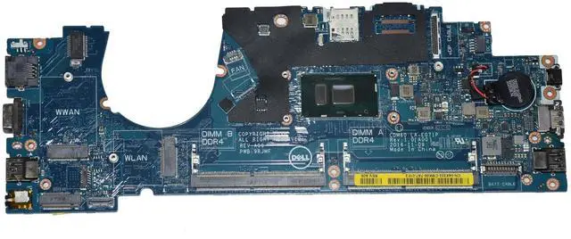 Alt view image 6 of 9 - CDM60 LA-E071P 4X332 Laptop Motherboard For DELL Latitude 12 5280 Series w/ I7-7600U CN-04X332 4X332 Mainboard 100% Tested