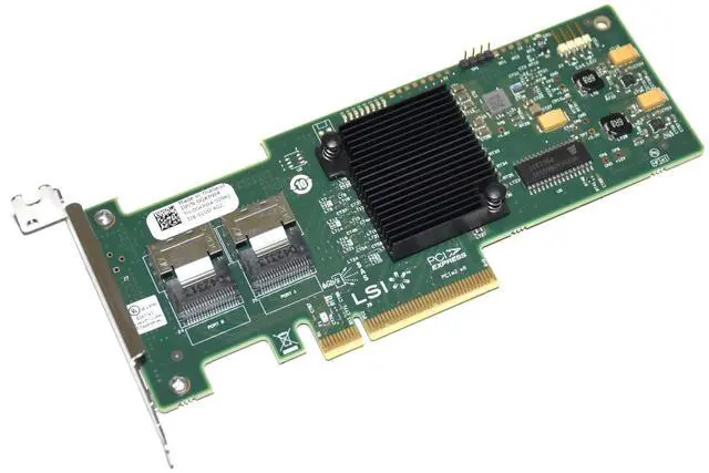 Alt view image 5 of 7 - LSI SAS 9210-8i 8-port 6Gb/s PCIe x8 HBA RAID SATA Controller card=M1015 9211-8I