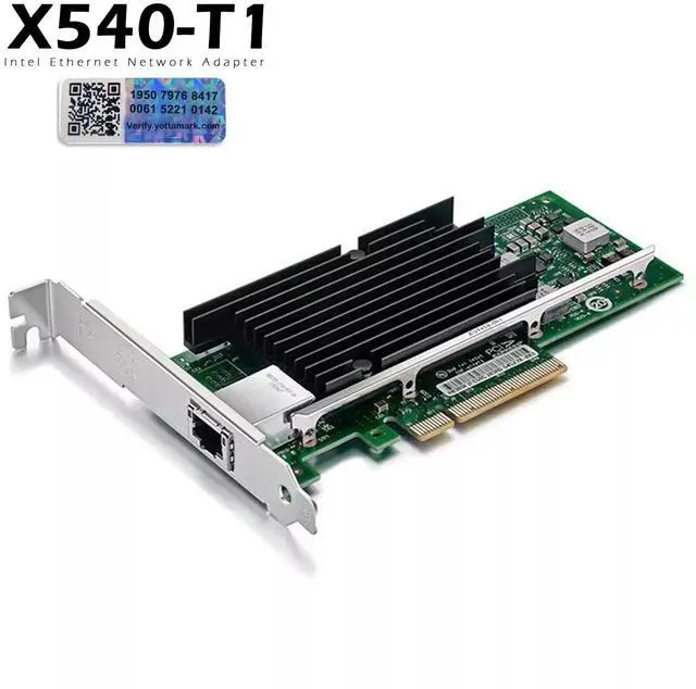 Alt view image 6 of 9 - INTEL X540-T1 Ethernet Converged Network Adapter X540T1 1 X Network