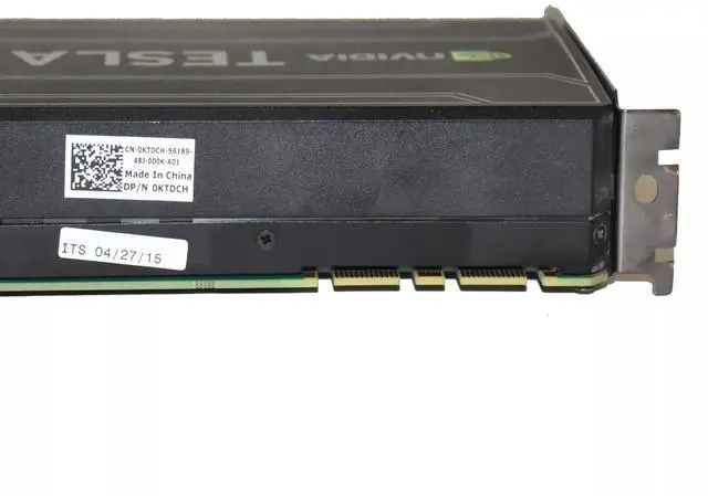 Alt view image 5 of 10 - Nvidia Tesla K40 12GB GDDR5 R730 GPU (KTDCH)