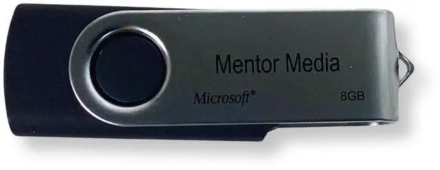 Alt view image 3 of 6 - Microsoft Mentor Media 8GB USB 2.0 Flash Drive 7KDV5