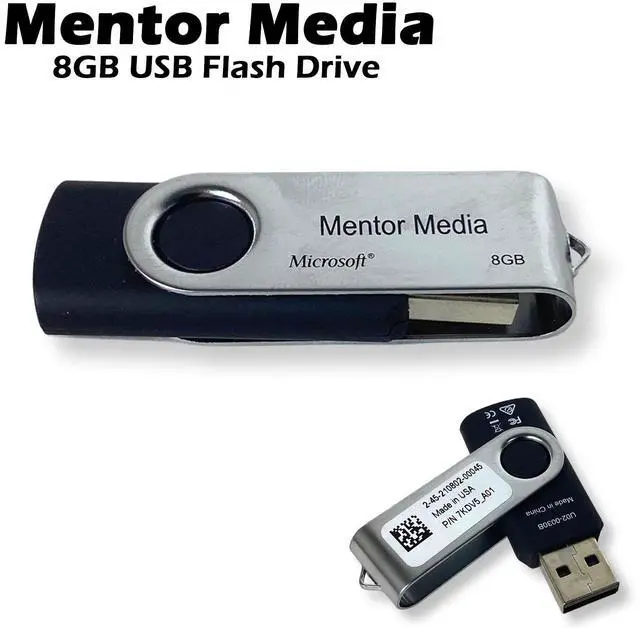 Alt view image 2 of 6 - Microsoft Mentor Media 8GB USB 2.0 Flash Drive 7KDV5