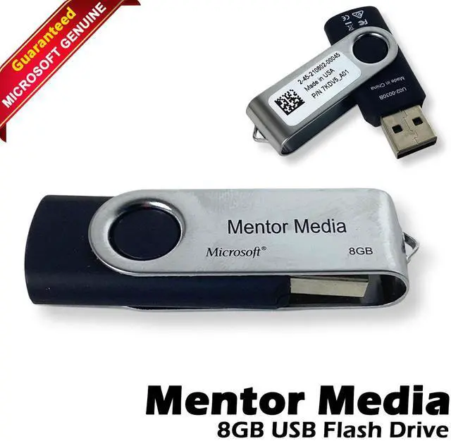 Main image of Microsoft Mentor Media 8GB USB 2.0 Flash Drive 7KDV5
