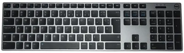 Alt view image 6 of 7 - Dell WK717 Premier Wireless Bluetooth Keyboard with USB Receiver Canadian Layout PDP41