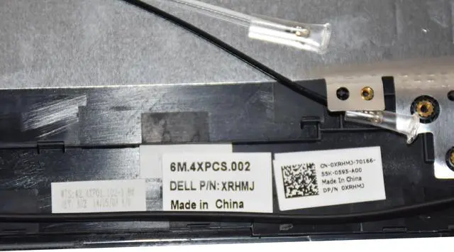 Alt view image 7 of 7 - Dell Inspiron 14 5421 3421 14" Lid LCD Back Cover Assembly Black XRHMJ