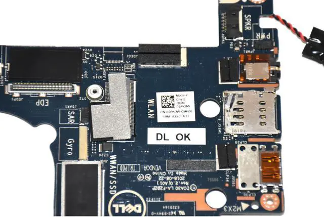 Alt view image 6 of 7 - Dell Latitude 7390 2in1 Intel i7-8650U 16GB Laptop Motherboard 2PK0W
