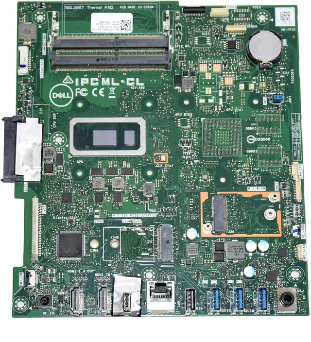 Alt view image 3 of 7 - Dell Inspiron 24 5490 & 27 7790 AIO Intel i5-10210U Desktop Motherboard 3YJM6