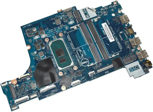 Alt view image 4 of 7 - Dell Inspiron 5593 Intel Core i5-1035G1 1.0GHz  Laptop Motherboard 47MF0