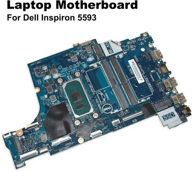 Alt view image 2 of 7 - Dell Inspiron 5593 Intel Core i5-1035G1 1.0GHz  Laptop Motherboard 47MF0