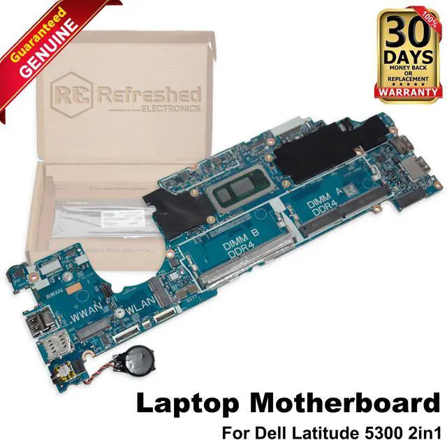 Main image of Dell Latitude 5300 2in1 Intel i7-8665U 1.9Ghz Laptop Motherboard 4DMYY