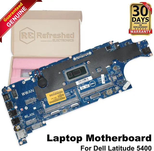 Main image of Dell Latitude 5400 i5-8365U 1.60 Ghz Laptop Motherboard 5T75M