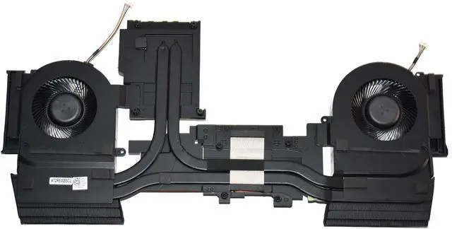 Alt view image 5 of 7 - Dell Alienware Area-51m R2 CPU/Graphics Cooling Heatsink Fan Assembly 67X3P